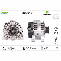 Alternateur VALEO 200019