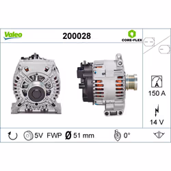 Alternateur VALEO 200028