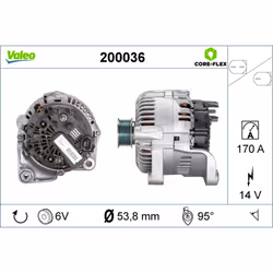 Alternateur VALEO 200036