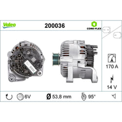 Alternateur VALEO 200036