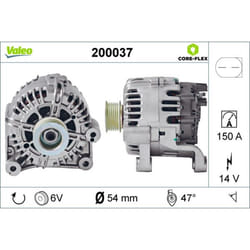 Alternateur VALEO 200037