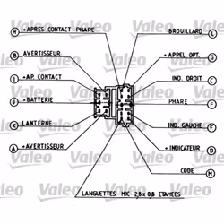 Commodo, colonne de direction VALEO 251259 - Vue supplémentaire 4