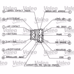 Commodo, colonne de direction VALEO 251280 - Vue supplémentaire 4
