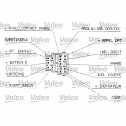Commodo, colonne de direction VALEO 251308 - Vue supplémentaire 3