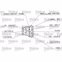Commodo, colonne de direction VALEO 251310 - Vue supplémentaire 4