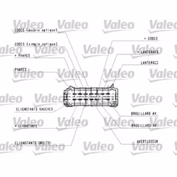 Commodo, colonne de direction VALEO 251438 - Vue supplémentaire 4