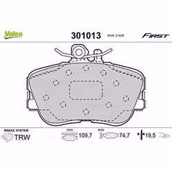 Plaquette de frein gamme first Mercedes classe C - VALEO - 301013