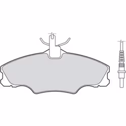 Plaquette de frein gamme first Peugeot 406 - VALEO - 301068