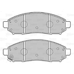 Plaquette de frein gamme first Hyundai rextoni - VALEO - 301140