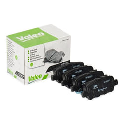 VALEO 301148 Jeu de plaquettes de frein FIRST Essieu arrière contact de signal d'usure inclus avec tôle anti-bruit NISSAN: Pulsar 3/5 portes, Juke