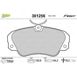 Plaquette de frein gamme first Opel omega a - VALEO - 301256