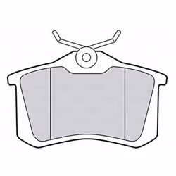 Plaquette de frein gamme first megane III - VALEO - 301463