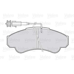 Plaquette de frein gamme first Citroën jumper - VALEO - 301569