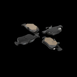 VALEO 301647 Jeu de plaquettes de frein Essieu avant contact de signal d'usure inclus avec tôle anti-bruit MAZDA: 6 5 portes, 6 Berline