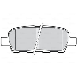 Plaquette de frein gamme first Nissan x-trail - VALEO - 301672