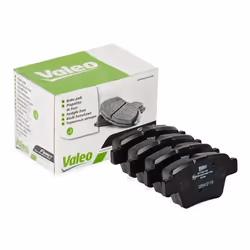 Jeu de plaquettes de frein; VALEO; FIRST Essieu arrière contact de signal d'usure exclu sans tôle-anti-bruit; pour PEUGEOT, C ...