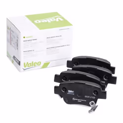 Jeu de plaquettes de frein; VALEO; FIRST Essieu arrière contact de signal d'usure inclus sans tôle-anti-bruit; pour TOYOTA; 0 ...