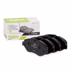 Jeu de plaquettes de frein; VALEO; FIRST Essieu avant contact de signal d'usure exclu sans tôle-anti-bruit; pour MERCEDES-BEN ...