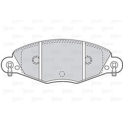 Plaquette de frein gamme first Citroën C5 10.00> fr - VALEO - 302020