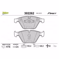 Plaquette de frein gamme first BMW 3 series 09.08> - VALEO - 302262