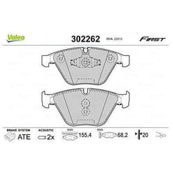 Plaquette de frein gamme first BMW 3 series 09.08> - VALEO - 302262