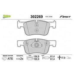 Plaquette de frein gamme first BMW 1 series 03.15> - VALEO - 302269