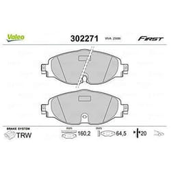Plaquette de frein gamme first Volskwagen golf 05.15>03.17 - VALEO - 302271