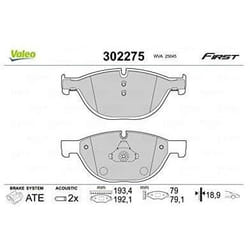 Plaquette de frein gamme first BMW 5 series 07.10> - VALEO - 302275