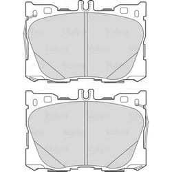 Plaquette de frein gamme first Mercedes class glc 07.15> - VALEO - 302297