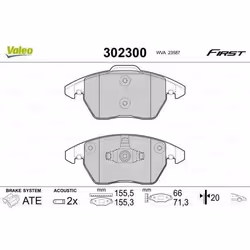Plaquette de frein gamme first Volkswagen polo 11.14> - VALEO - 302300