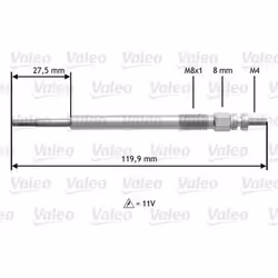 Bougie de préchauffage - VALEO - 345123 - BOUG PRECHAU SUZUKI LIANA TOYOTA