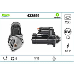 Démarreur VALEO 432599