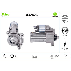 Démarreur VALEO 432623
