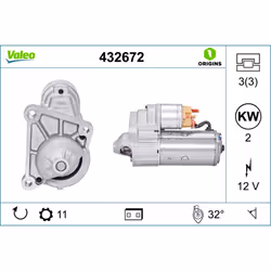 Démarreur VALEO 432672