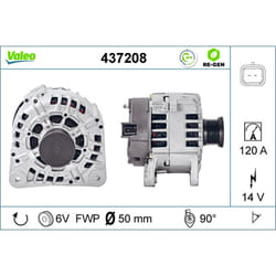 Alternateur VALEO 437208