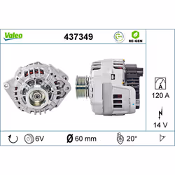 Alternateur VALEO 437349