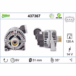 Alternateur VALEO 437367