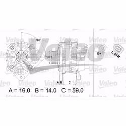 Alternateur VALEO 437444 - Vue supplémentaire 5