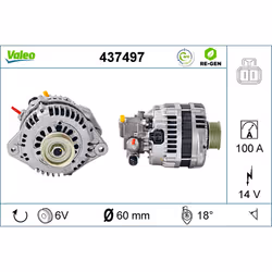 Alternateur VALEO 437497