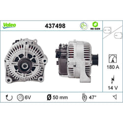 Alternateur VALEO 437498