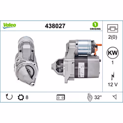 Démarreur VALEO ORIGINS NEW VALEO 438027