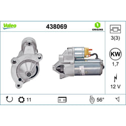 Démarreur VALEO 438069