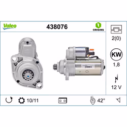 Démarreur VALEO 438076