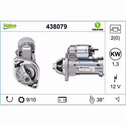 Démarreur VALEO ORIGINS NEW VALEO 438079