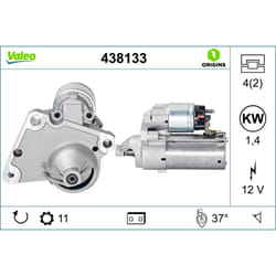 Démarreur VALEO 438133