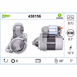 Démarreur VALEO 438156
