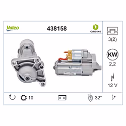 Démarreur VALEO ORIGINS NEW VALEO 438158