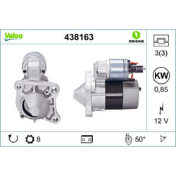 Démarreur VALEO 438163