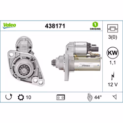 Démarreur VALEO 438171