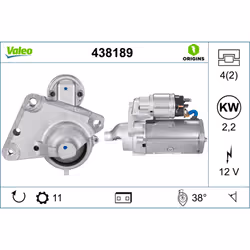 Démarreur VALEO ORIGINS NEW VALEO 438189